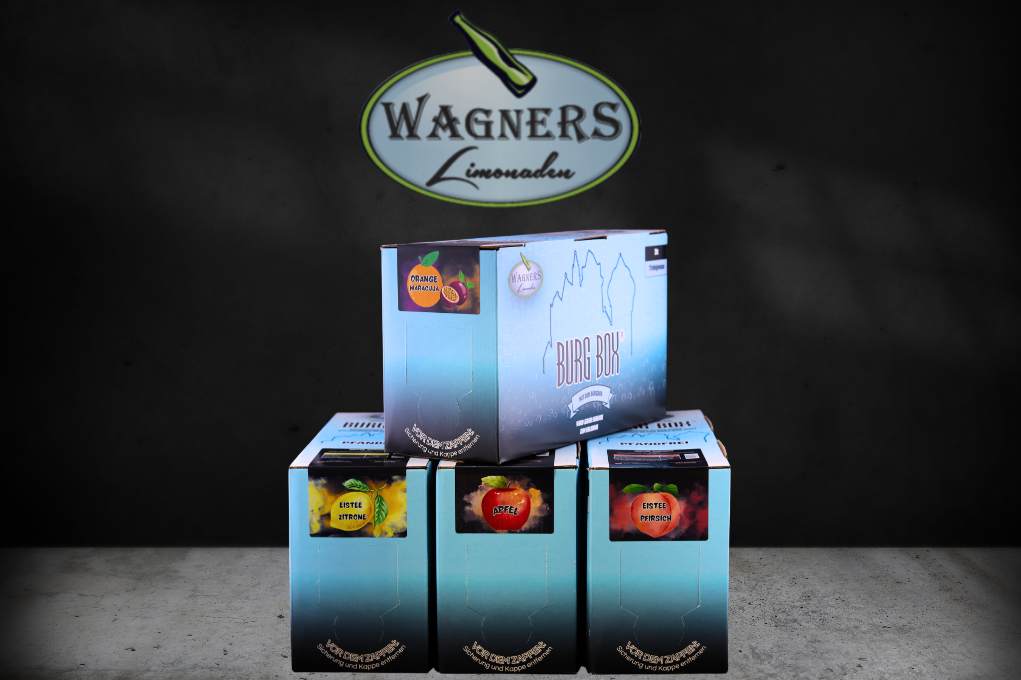 Burg-boxen Trinkfertig