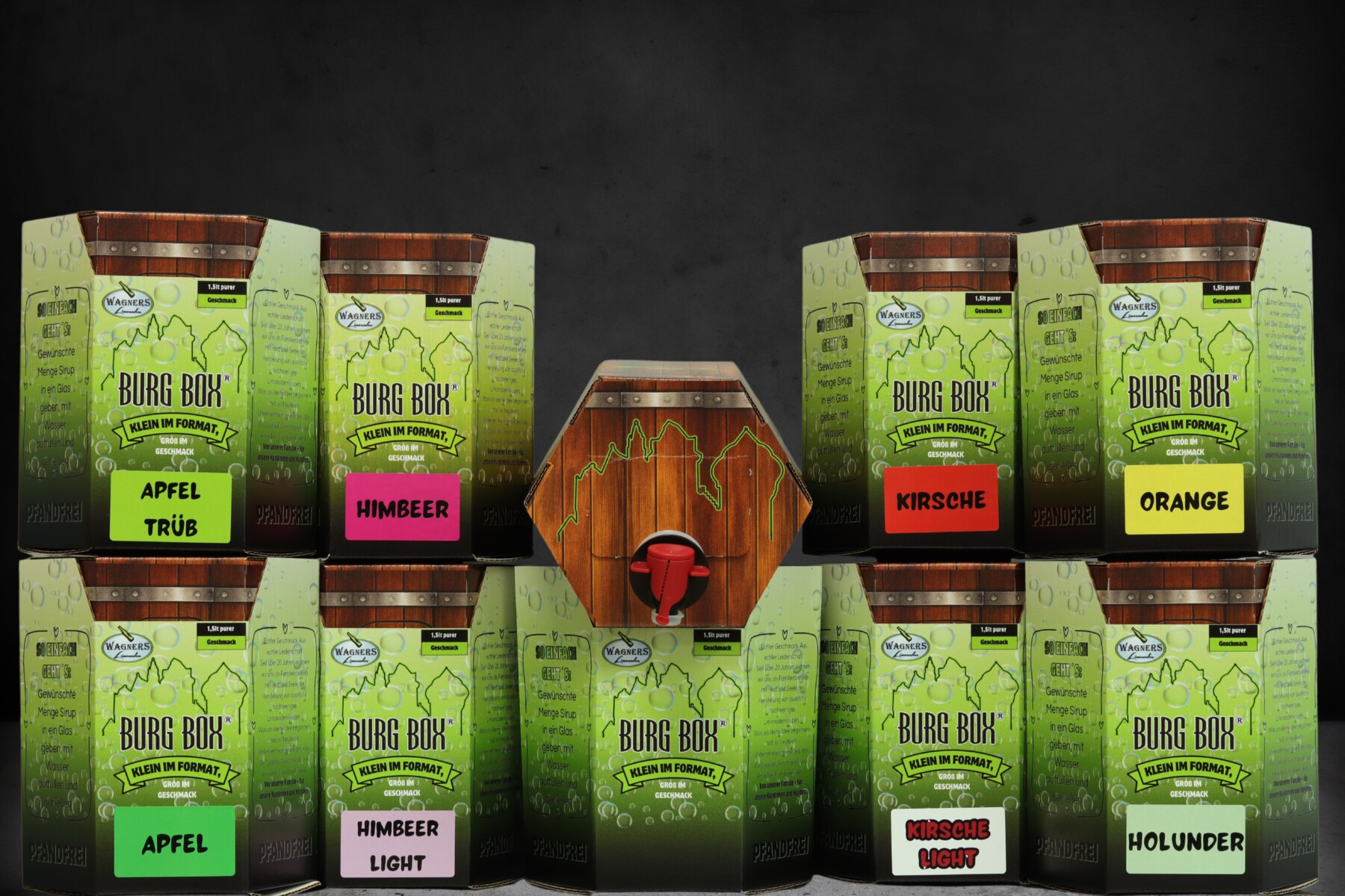 Burg-Boxen Sirup